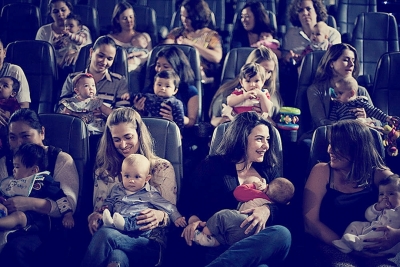 Atrium Shopping retoma CineMaterna, com sessões para mães e seus bebês