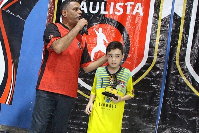 Murilo Formigari foi eleito o melhor goleiro da competição sub-11