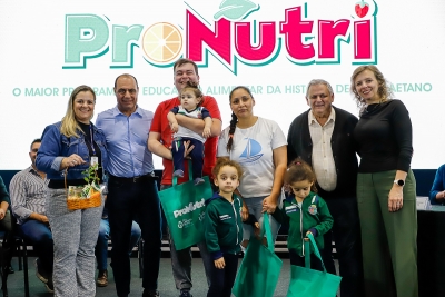 ProNutri: Prefeito Auricchio lança o maior programa de Educação Nutricional da história de São Caetano