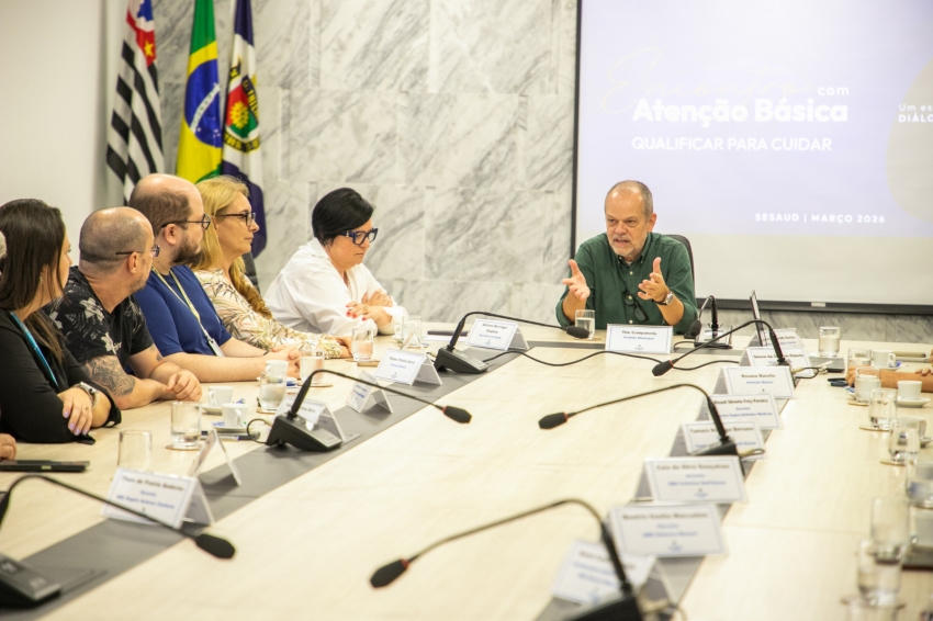 Tite reúne coordenadores de UBSs para reforçar diretrizes e qualificação da Atenção Básica de São Caetano