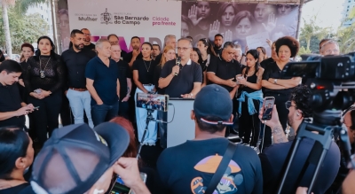 Em ato pelo fim da viol&ecirc;ncia contra as mulheres, S&atilde;o Bernardo mobiliza peti&ccedil;&atilde;o por mudan&ccedil;a na legisla&ccedil;&atilde;o