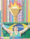 Ginasta Arthur Zanetti &eacute; homenageado na passagem da Tocha Ol&iacute;mpica