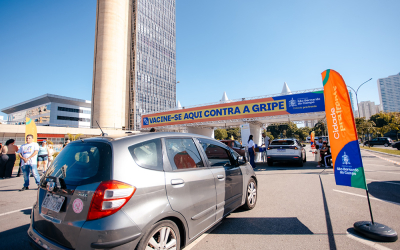 Em S&atilde;o Bernardo, modelo drive-thru de vacina&ccedil;&atilde;o contra a gripe segue at&eacute; fim de maio