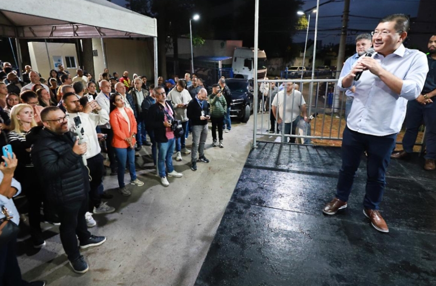 Prefeito Taka Yamauchi entrega novo prédio do CAPS AD em Diadema