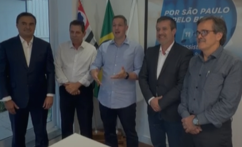 Executiva do PP de São Caetano articula recursos para saúde do ABC em reunião com Derrite e Maurício Neves