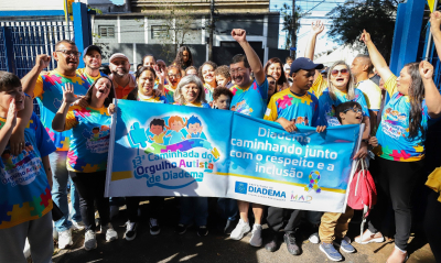 Diadema realiza 4&ordf; Caminhada do Orgulho Autista com foco em inclus&atilde;o e conscientiza&ccedil;&atilde;o