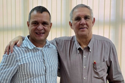 Eduardo Albuquerque visita o secretário de Esportes Mauro Chekin