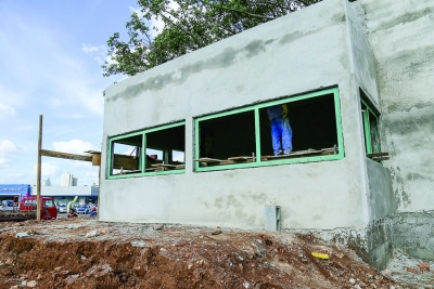 Construção da base de segurança da GCM segue em ritmo acelerado