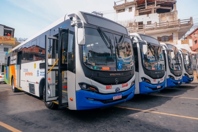 S&atilde;o Bernardo chega &agrave; marca de 75 &ocirc;nibus incorporados em 2025