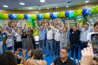 Com apoio do governador Tarcísio, Tite Campanella é aclamado candidato a prefeito de São Caetano