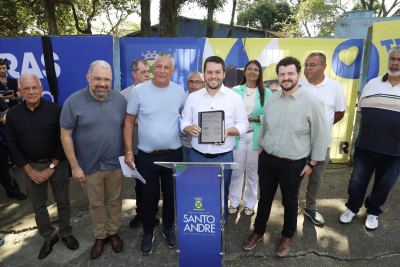 Santo Andr&eacute; d&aacute; in&iacute;cio &agrave; constru&ccedil;&atilde;o do Parque Sa&uacute;de Vila Linda