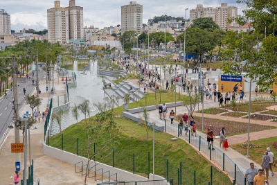 Prefeitura de S&atilde;o Caetano inaugura parque linear na Kennedy e entrega Cidade das Crian&ccedil;as revitalizada