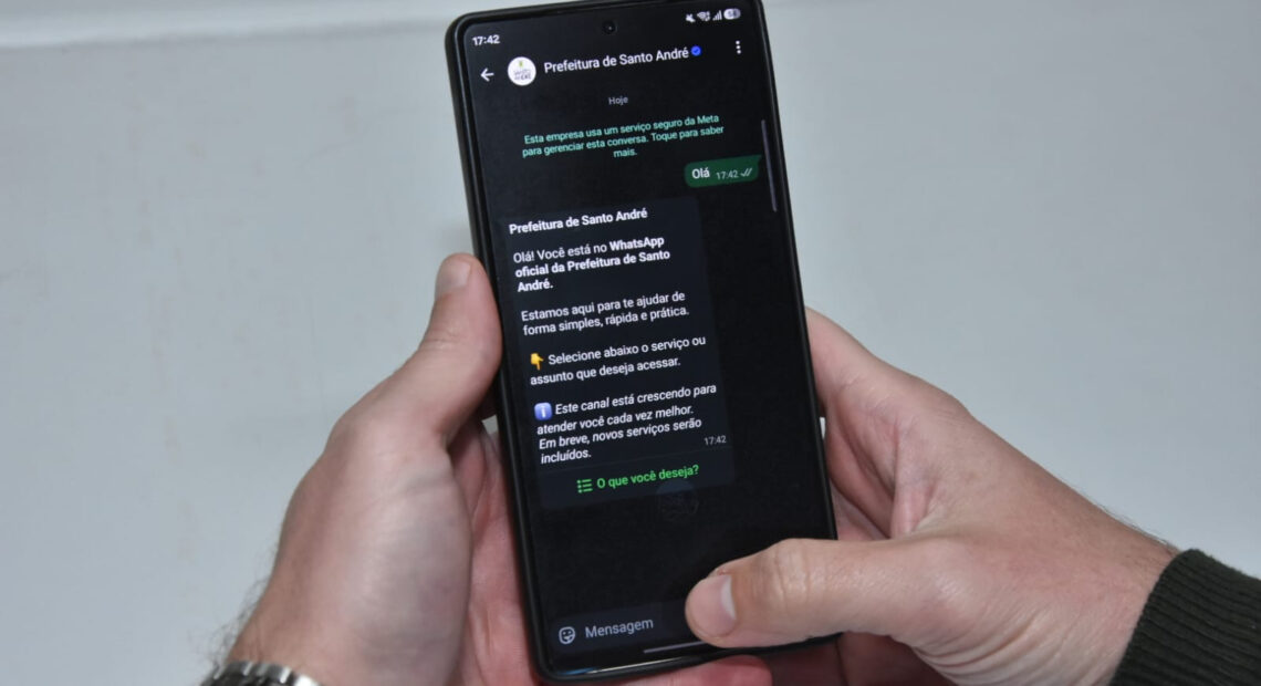 Prefeitura de Santo André amplia serviços e atendimentos disponíveis via WhatsApp