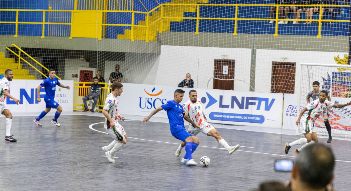 Semana cheia com três jogos da Liga São Caetano de Futsal no Ginásio Joaquim Cambaúva Rabello