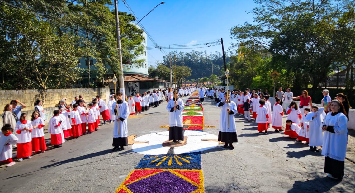 Corpus Christi em Ribeirão Pires terá novo trajeto e programação especial nesta quarta (3) e quinta-feira (4)