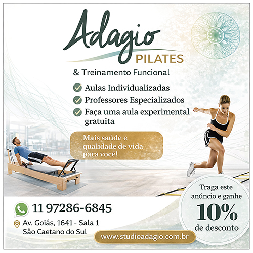 Anúncio Adagio Pilates