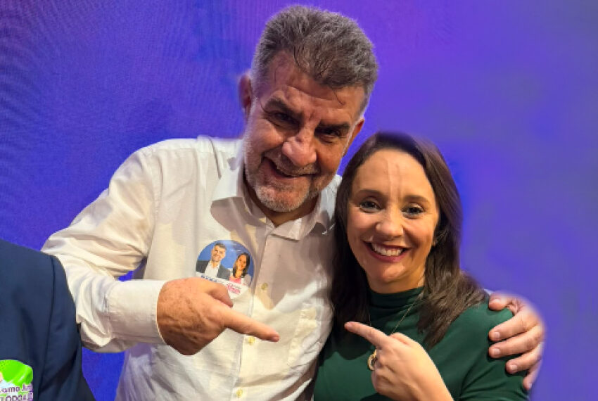 Parra lança candidatura a deputado estadual ao lado de Renata Abreu