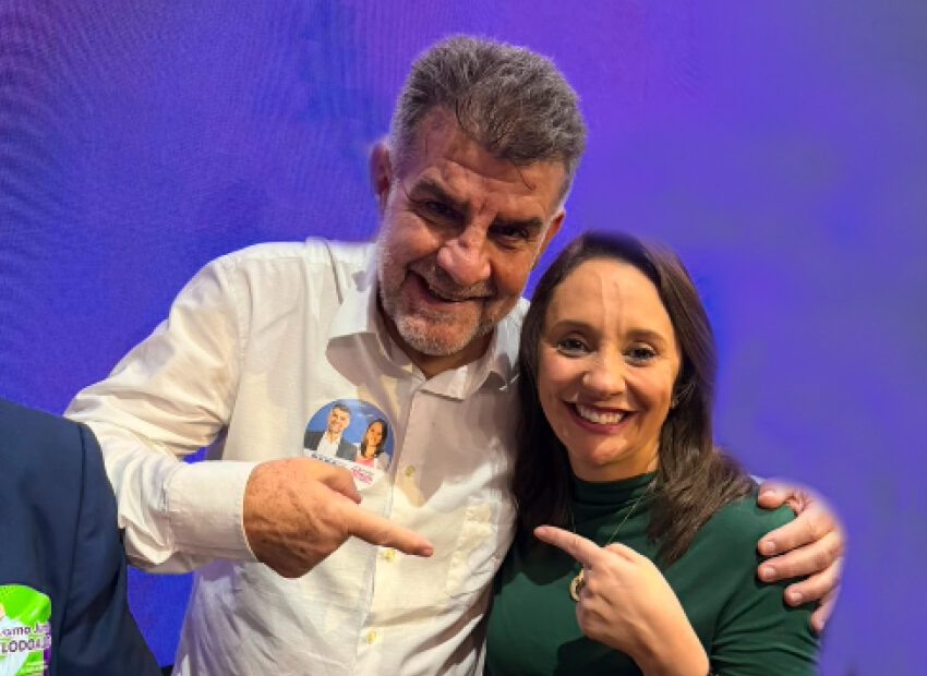 Parra lança candidatura a deputado estadual ao lado de Renata Abreu